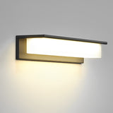Modern Rectangular Outdoor LED Wall Light Waterproof Aluminum Exterior Sconce for Garden and Patio