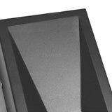Modern Rectangular Outdoor LED Wall Sconce Waterproof 20W Stainless Steel Exterior Porch Lighting