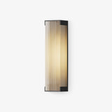 Modern Rectangular Outdoor LED Wall Sconce Waterproof Black Stainless Steel Exterior Light Fixture
