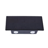 Modern Rectangular Solar LED Wall Lamp Waterproof Outdoor Up and Down Lighting Sconce