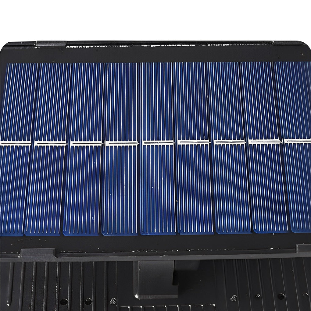 Modern Rectangular Solar LED Wall Sconce Waterproof Up and Down Outdoor Porch Light for Garden and Patio