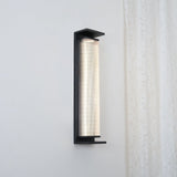 Modern Rectangular Stainless Steel Outdoor LED Wall Sconce IP65 Waterproof Exterior Lighting