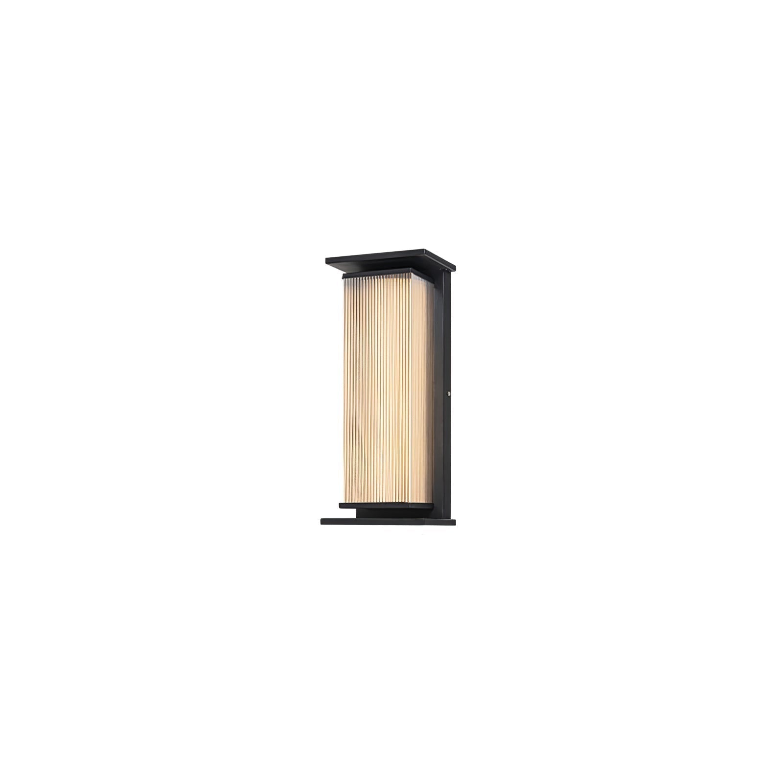 Modern Rectangular Stainless Steel Outdoor LED Wall Sconce IP65 Waterproof Exterior Lighting