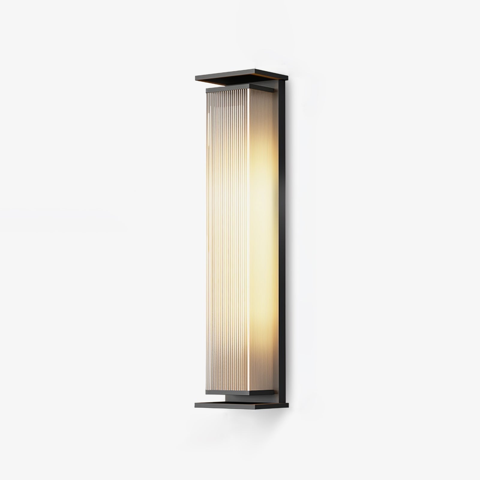 Modern Rectangular Stainless Steel Outdoor LED Wall Sconce IP65 Waterproof Exterior Lighting