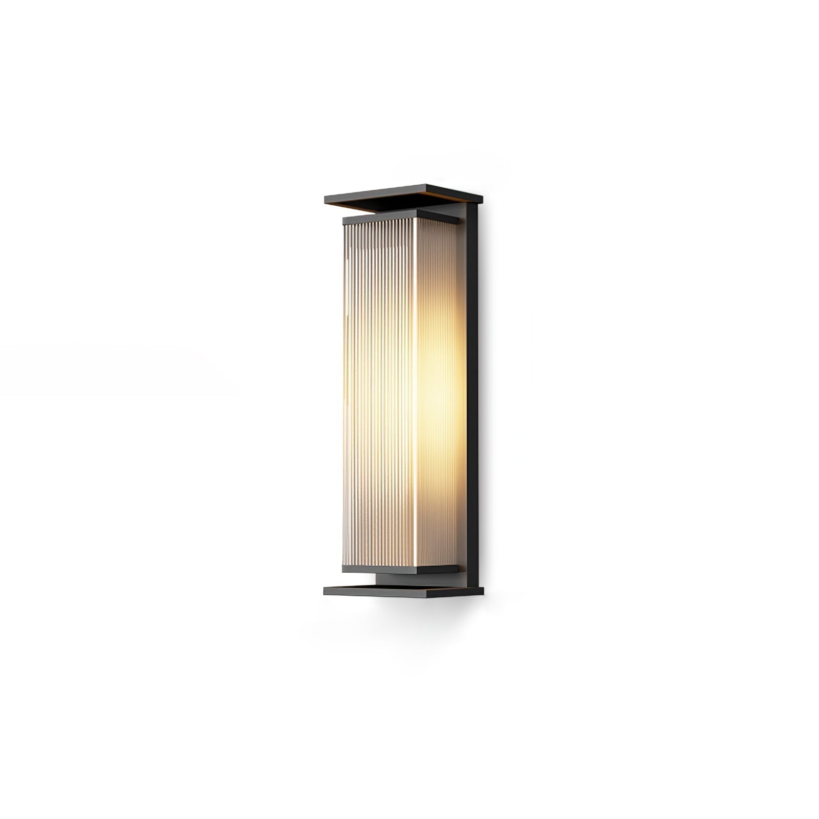 Modern Rectangular Stainless Steel Outdoor LED Wall Sconce IP65 Waterproof Exterior Lighting