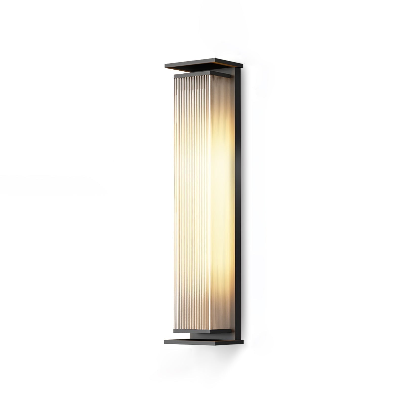 Modern Rectangular Stainless Steel Outdoor LED Wall Sconce IP65 Waterproof Exterior Lighting