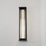Modern Rectangular Stainless Steel Outdoor LED Wall Sconce IP65 Waterproof Exterior Lighting