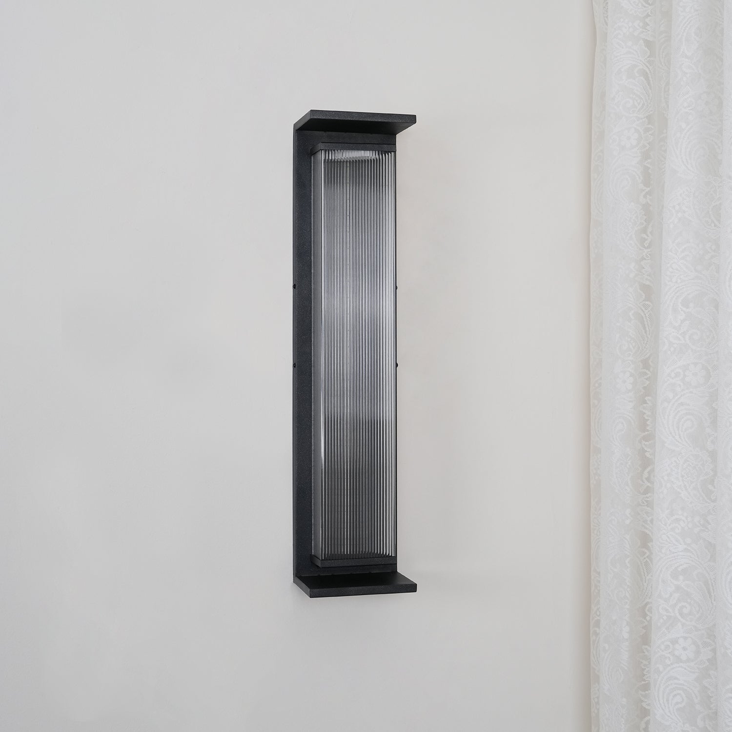 Modern Rectangular Stainless Steel Outdoor LED Wall Sconce IP65 Waterproof Exterior Lighting
