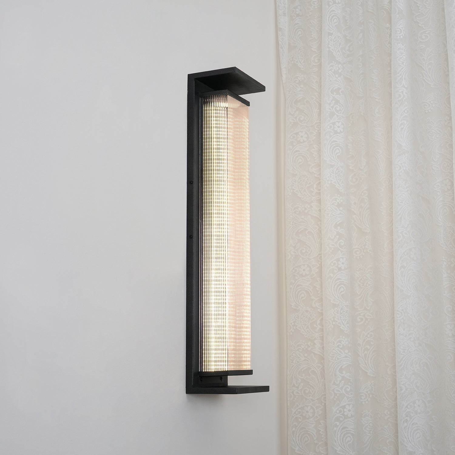 Modern Rectangular Stainless Steel Outdoor LED Wall Sconce IP65 Waterproof Exterior Lighting