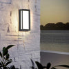 Modern Rectangular Waterproof LED Wall Sconce Industrial Outdoor Garden Porch Light