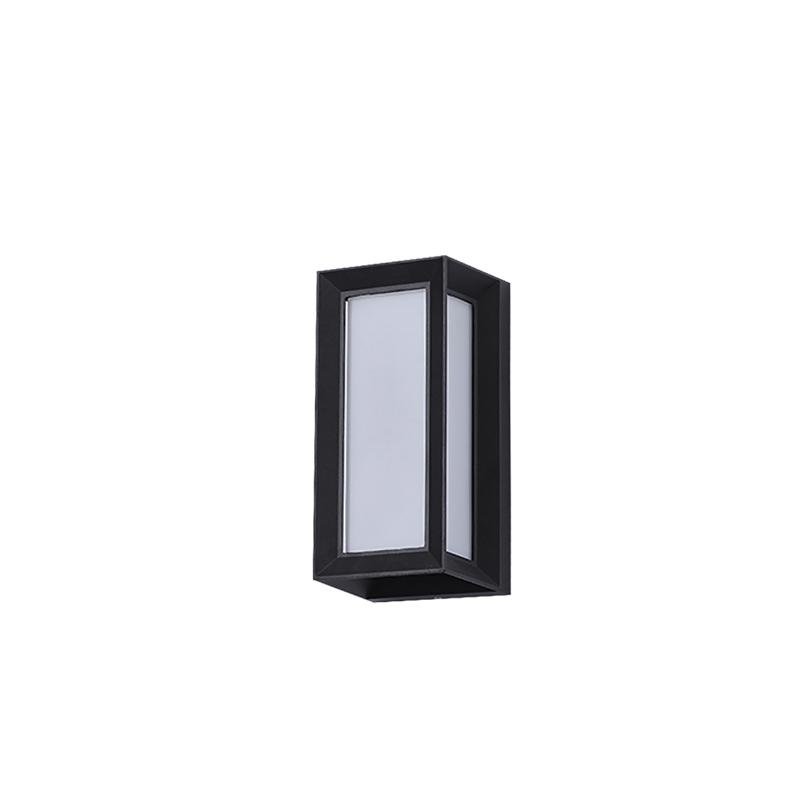 Modern Rectangular Waterproof LED Wall Sconce Industrial Outdoor Garden Porch Light