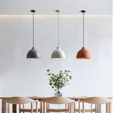 Modern Resin Bowl Pendant Light Hanging Ceiling Lamp for Kitchen and Dining Room