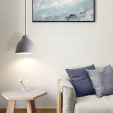 Modern Resin Bowl Pendant Light Hanging Ceiling Lamp for Kitchen and Dining Room
