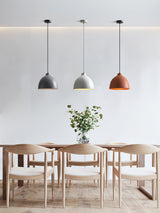 Modern Resin Bowl Pendant Light Hanging Ceiling Lamp for Kitchen and Dining Room