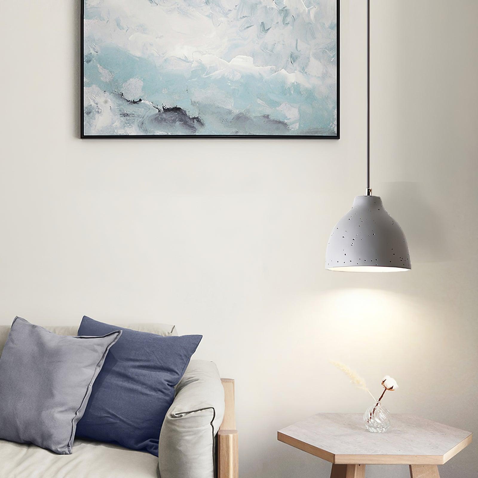 Modern Resin Bowl Pendant Light Hanging Ceiling Lamp for Kitchen and Dining Room