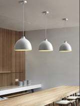 Modern Resin Bowl Pendant Light Hanging Ceiling Lamp for Kitchen and Dining Room