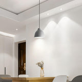 Modern Resin Bowl Pendant Light Hanging Ceiling Lamp for Kitchen and Dining Room