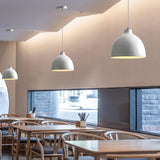 Modern Resin Bowl Pendant Light Hanging Ceiling Lamp for Kitchen and Dining Room
