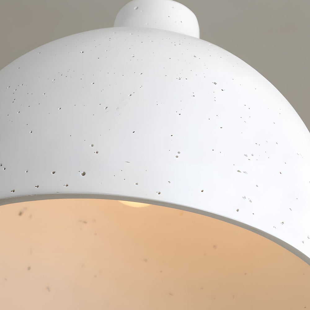 Modern Resin Dome Pendant Light with Adjustable Hanging Cord for Kitchen and Dining Room