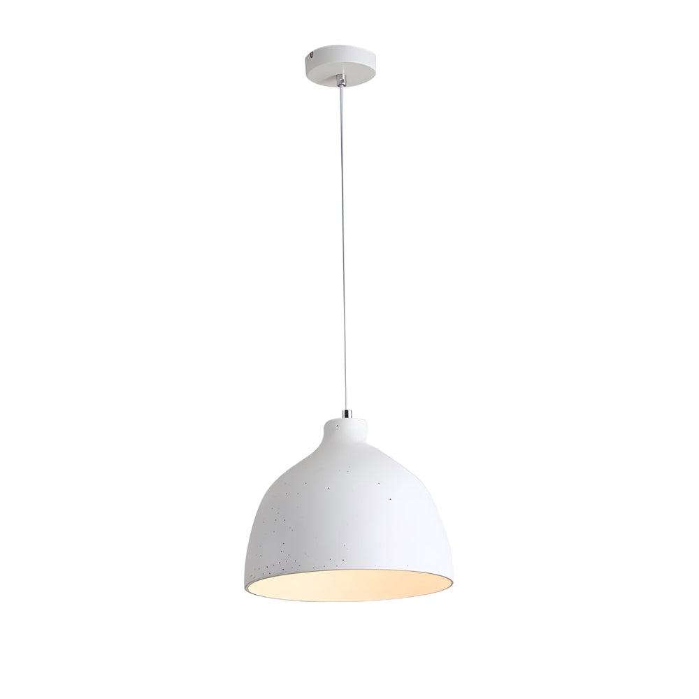 Modern Resin Dome Pendant Light with Adjustable Hanging Cord for Kitchen and Dining Room