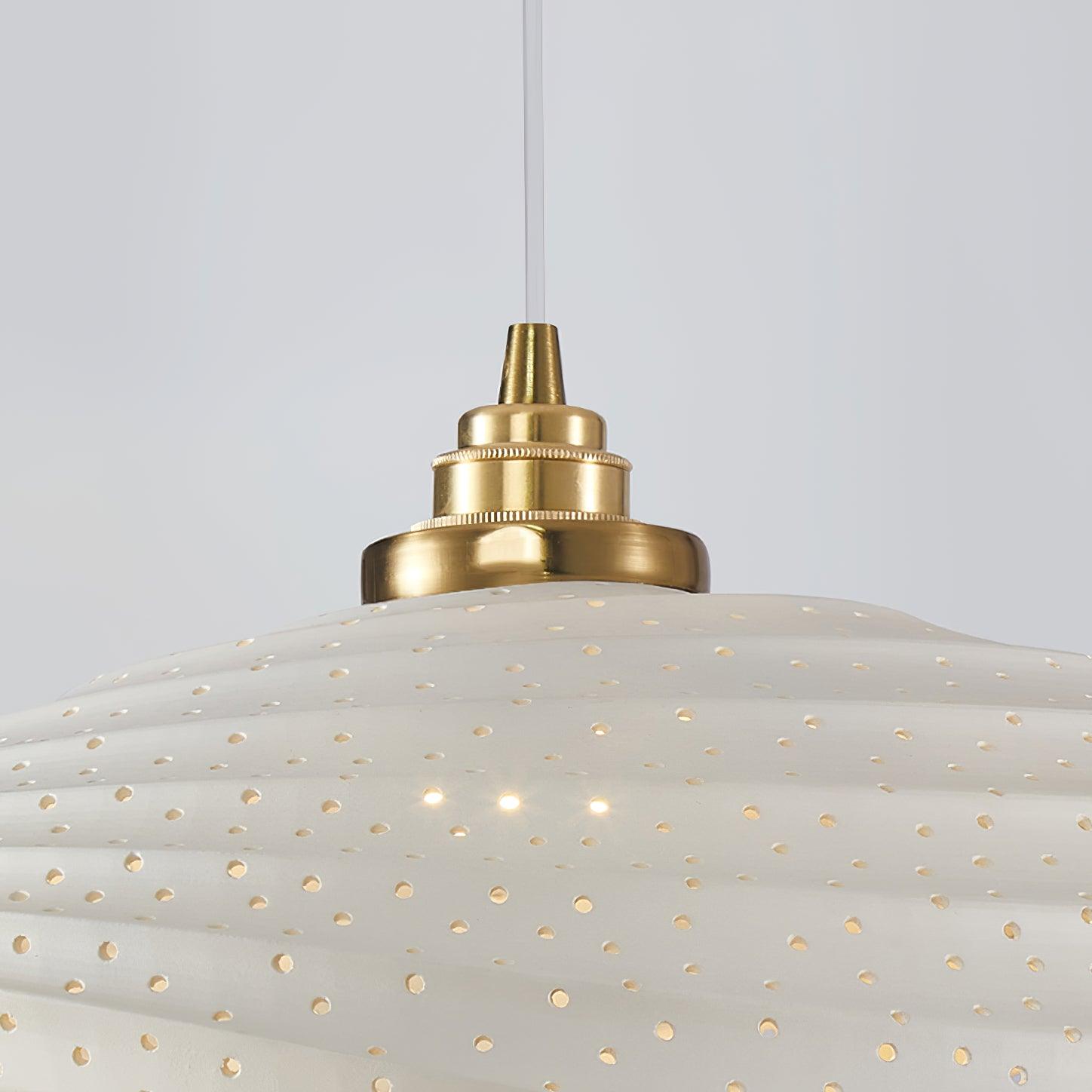 Modern Resin Flow Form Layered Pendant Light Organic Sculptural Ceiling Lamp