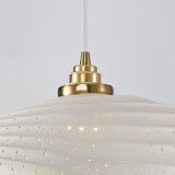 Modern Resin Flow Form Layered Pendant Light Organic Sculptural Ceiling Lamp
