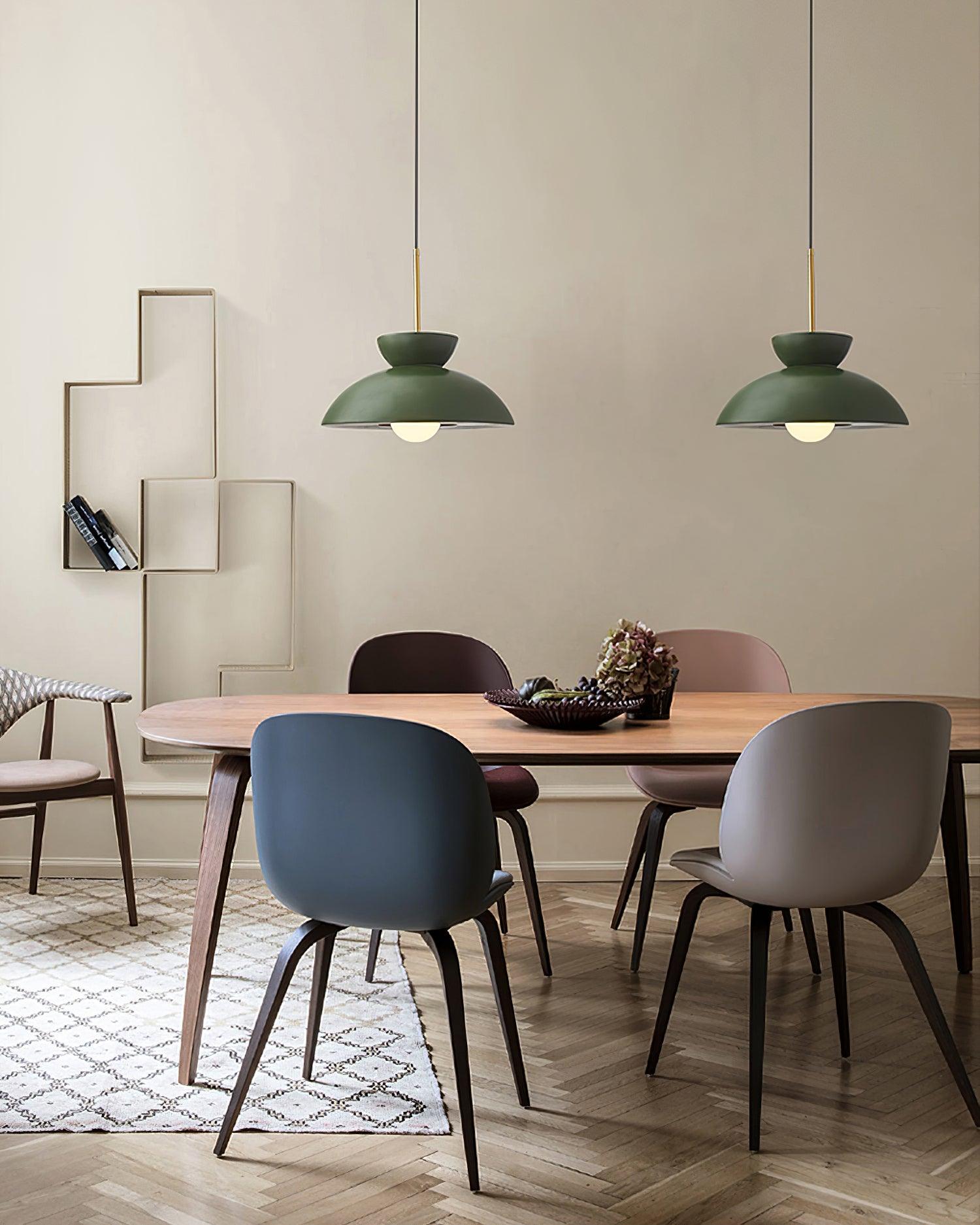 Modern Resin Inverted Cone Pendant Light for Dining Room and Kitchen Island