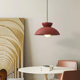 Modern Resin Inverted Cone Pendant Light for Dining Room and Kitchen Island