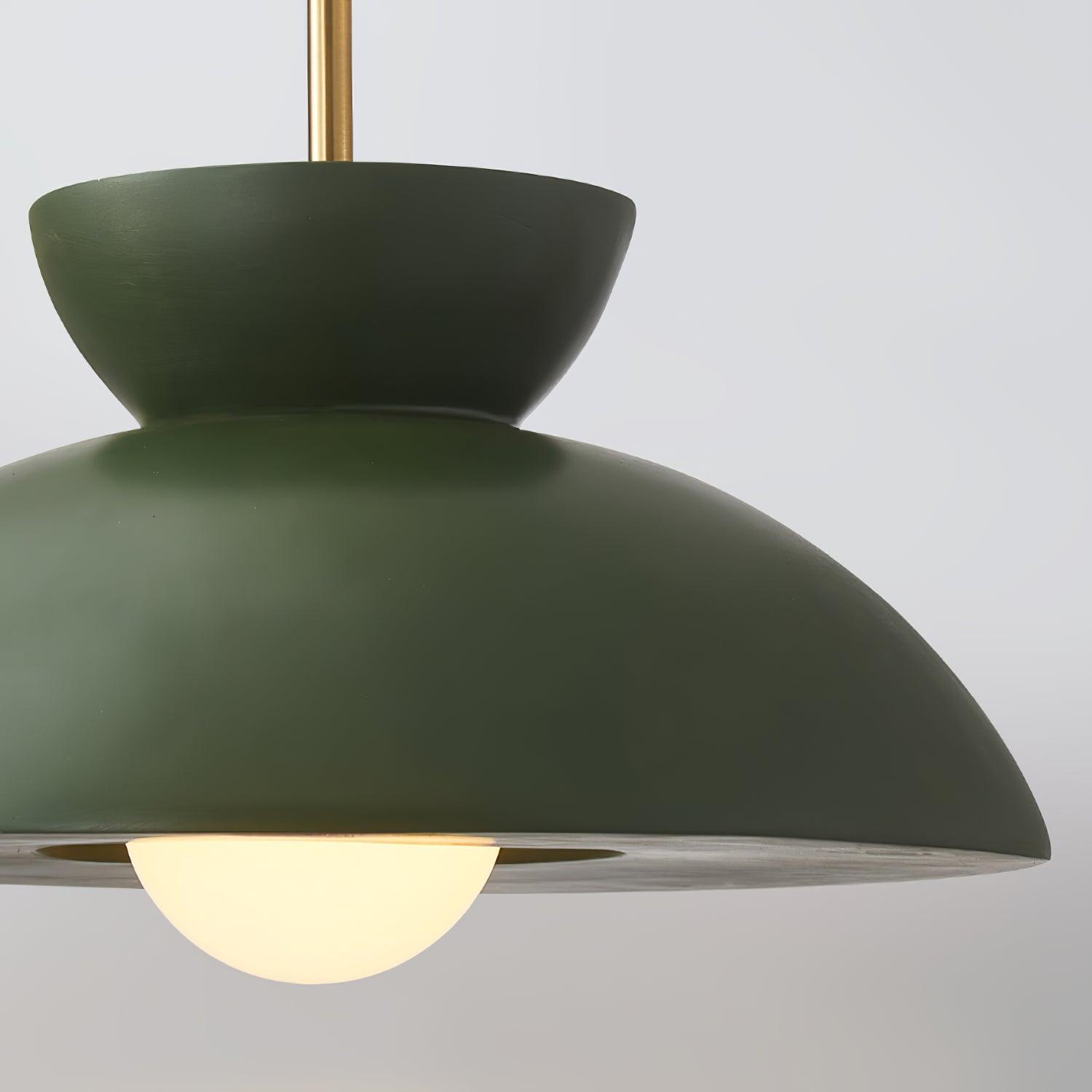 Modern Resin Inverted Cone Pendant Light for Dining Room and Kitchen Island