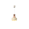 Modern Resin Rain Doll Figurine Hanging Lamp Cream Style Integrated LED Pendant Light