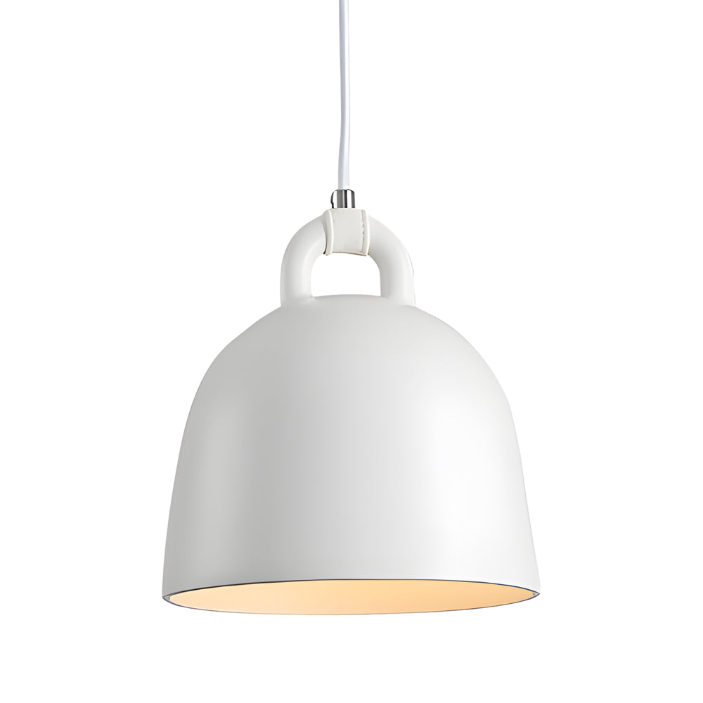 Modern Resin Semicircle Bell Pendant Light Nordic Minimalist Art Chandelier for Dining Room Kitchen Island