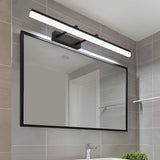 Modern Retractable LED Bathroom Vanity Light Over Mirror Stainless Steel Fixture Acrylic Bar