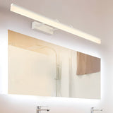 Modern Retractable LED Bathroom Vanity Light Over Mirror Stainless Steel Fixture Acrylic Bar