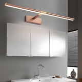Modern Retractable LED Bathroom Vanity Mirror Light with Adjustable Matte Aluminum Rod