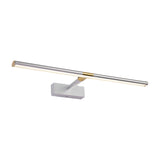 Modern Retractable LED Bathroom Vanity Mirror Light with Adjustable Matte Aluminum Rod