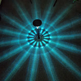 Modern RGB and Warm White Solar Pathway Lights Waterproof Outdoor Landscape Lamps 4 Pack