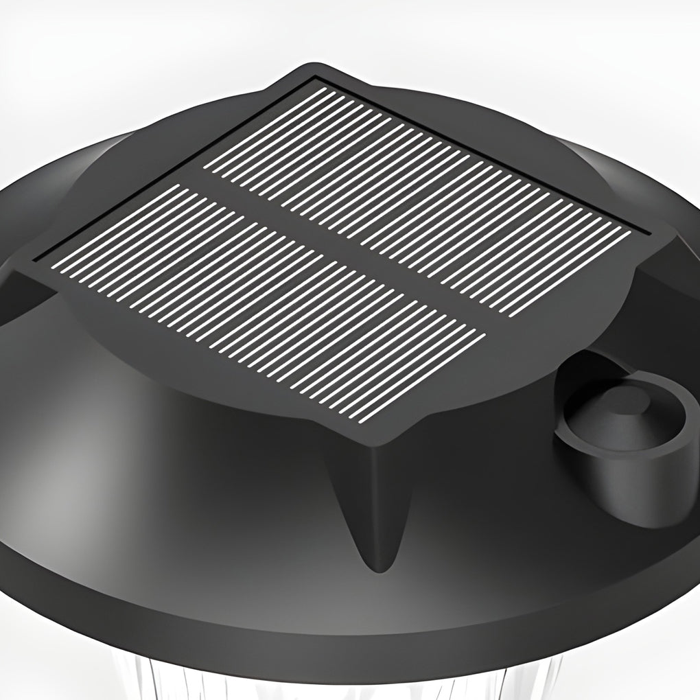 Modern RGB and Warm White Solar Pathway Lights Waterproof Outdoor Landscape Lamps 4 Pack