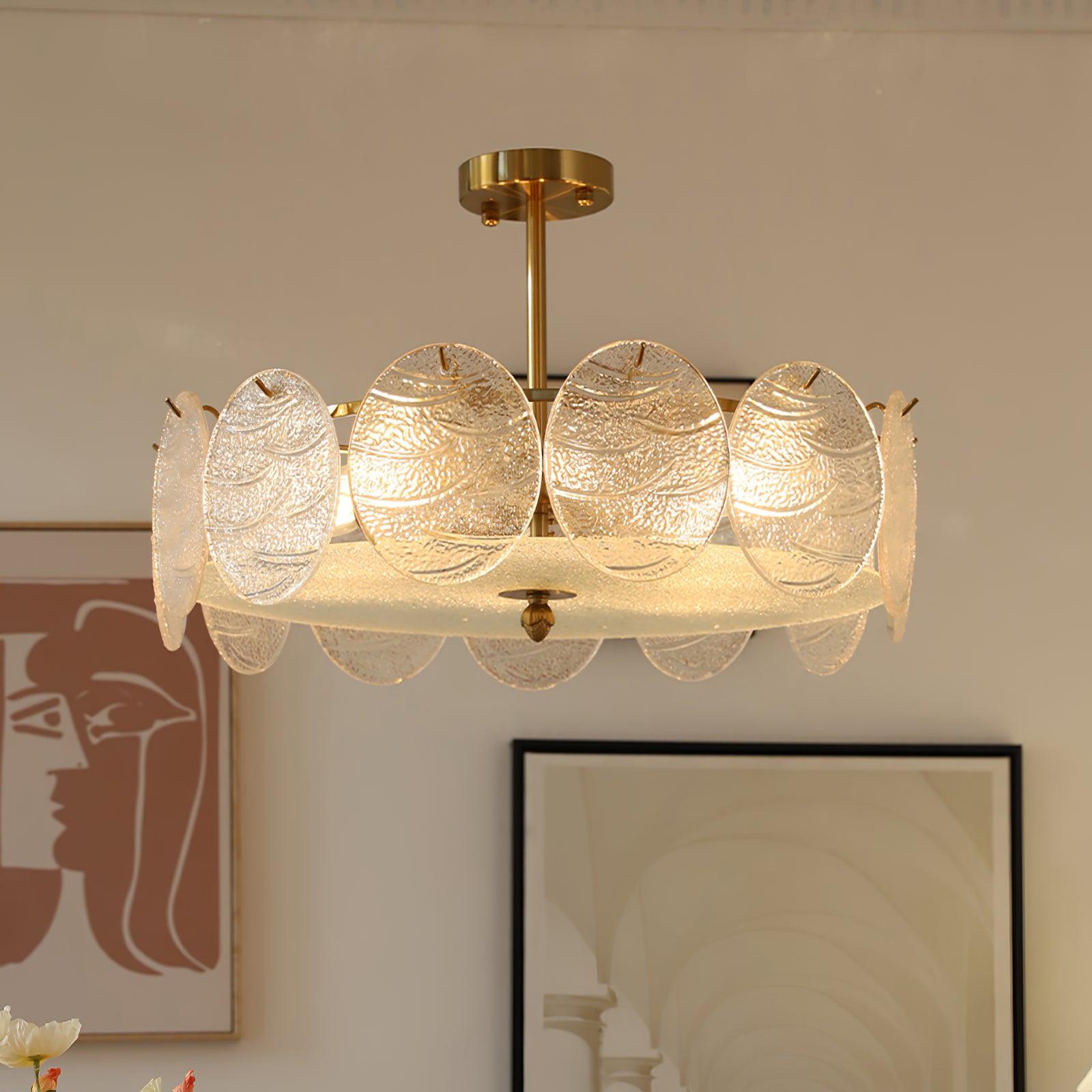 modern-ribbed-glass-chandelier-ceiling-lamp-with-clear-panels-and-gold-finish-hardware