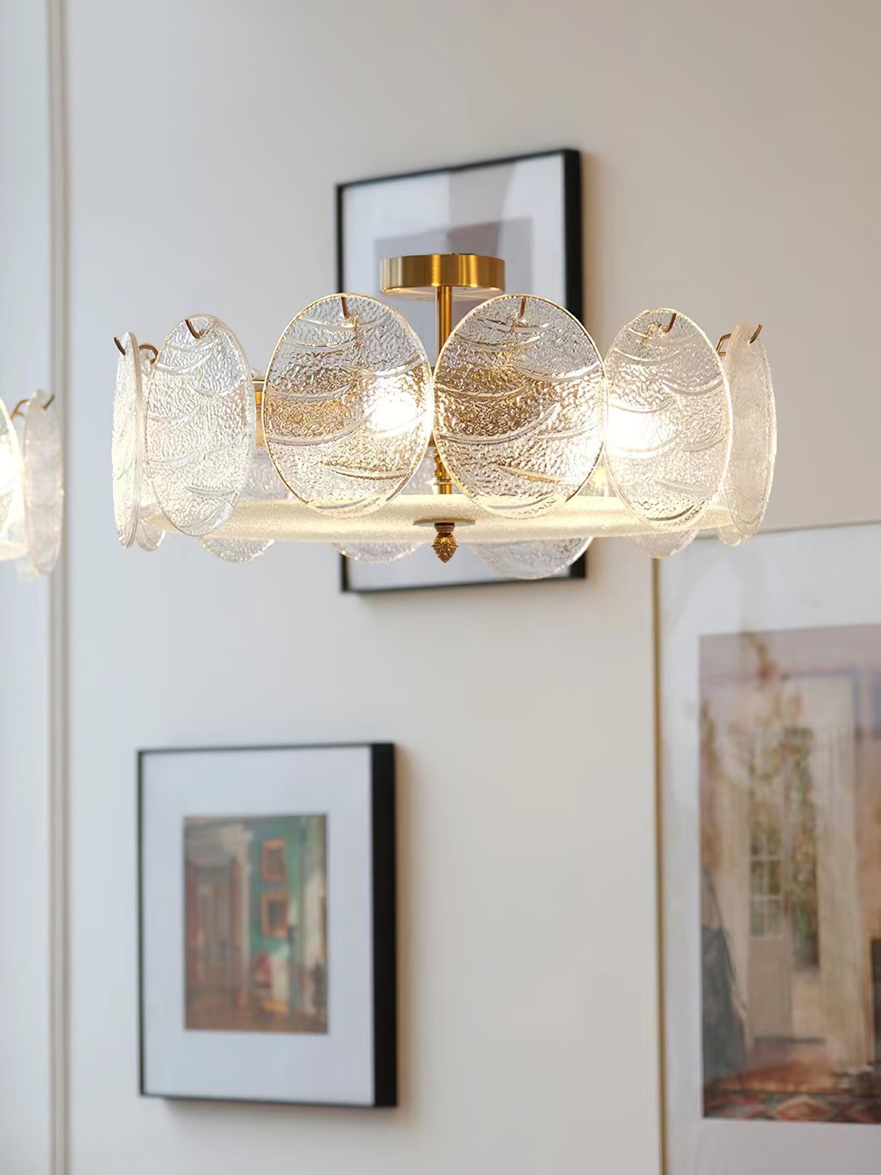 modern-ribbed-glass-chandelier-ceiling-lamp-with-clear-panels-and-gold-finish-hardware