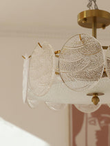 modern-ribbed-glass-chandelier-ceiling-lamp-with-clear-panels-and-gold-finish-hardware