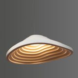 Modern Rice Field Acoustic Ceiling Lamp with Sound Absorbing Melamine Foam and Resin Finish