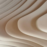 Modern Rice Field Acoustic Ceiling Lamp with Sound Absorbing Melamine Foam and Resin Finish