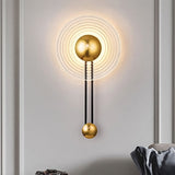Modern Ripple Glass LED Wall Sconce with Corrugated Shade for Bedside and Living Room Decor