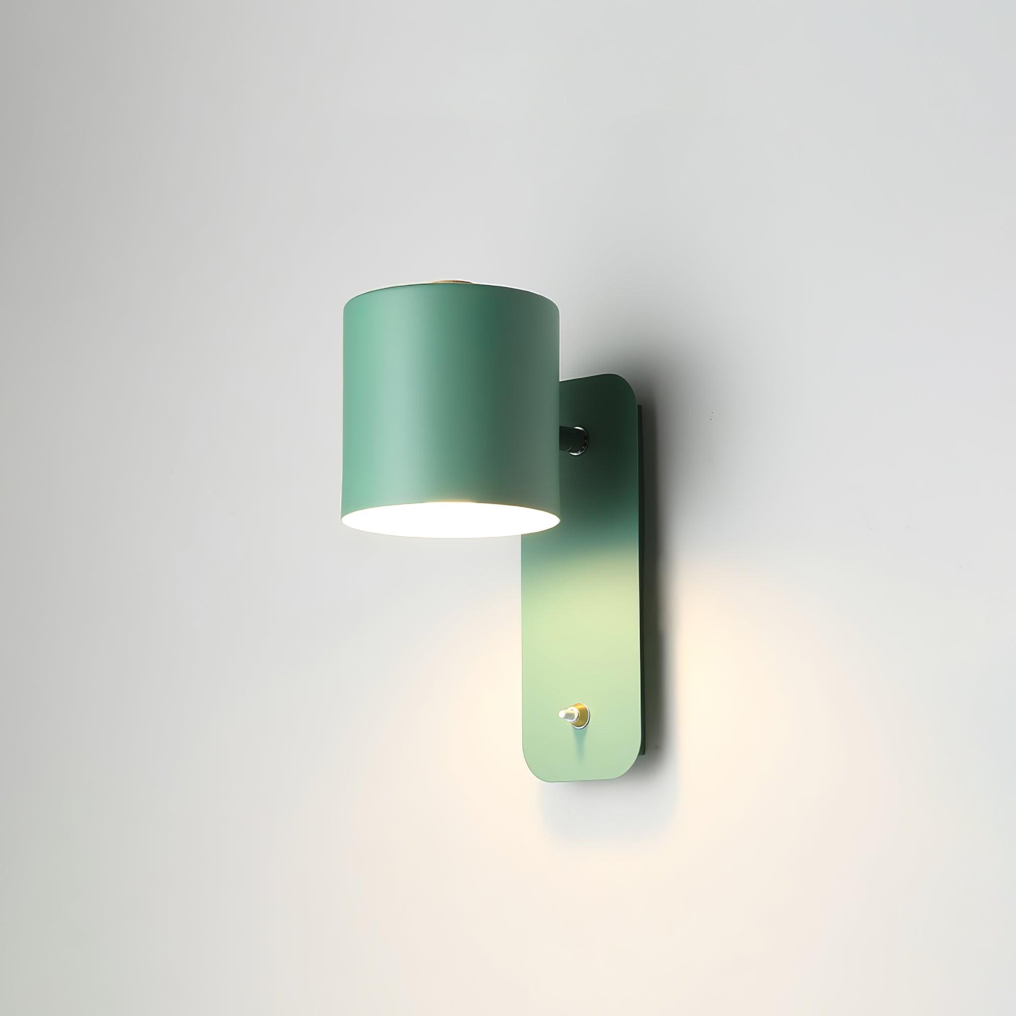 Modern Rotatable Cylinder Wall Lamp Adjustable Metal Sconce for Bedroom and Living Room