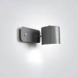 Modern Rotatable Cylinder Wall Lamp Adjustable Metal Sconce for Bedroom and Living Room