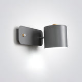 Modern Rotatable Cylinder Wall Lamp Adjustable Metal Sconce for Bedroom and Living Room