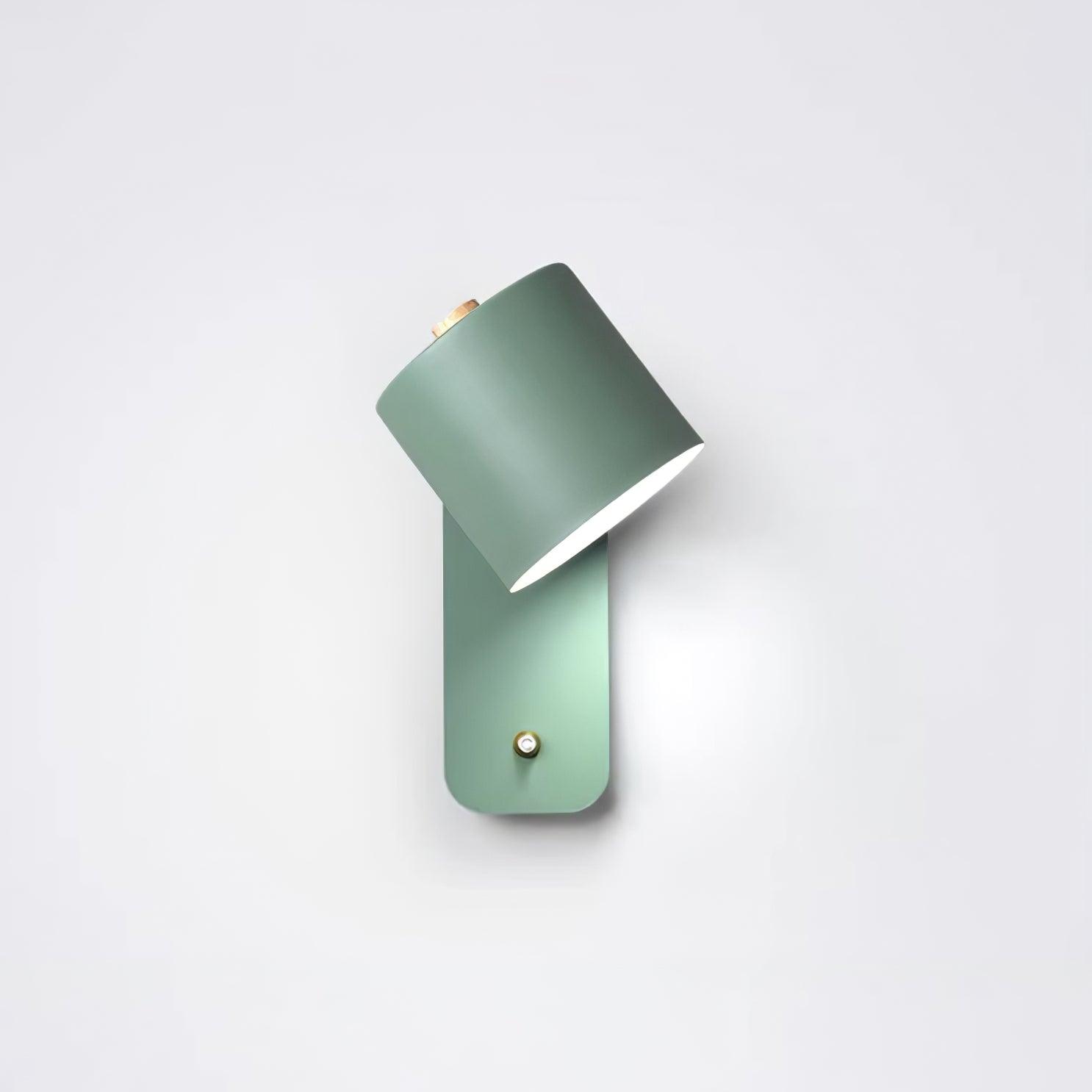 Modern Rotatable Cylinder Wall Lamp Adjustable Metal Sconce for Bedroom and Living Room