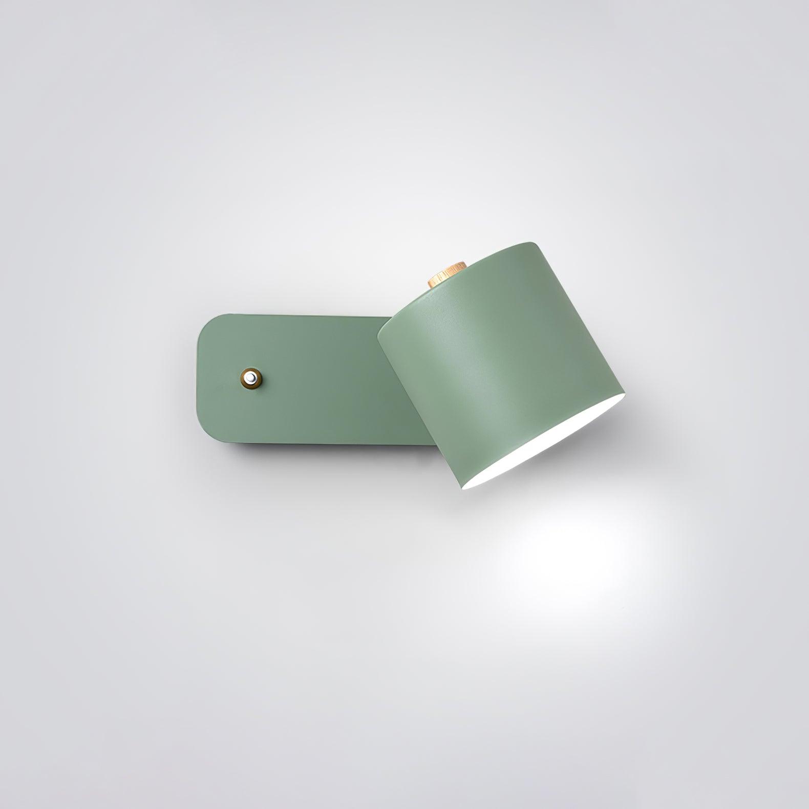 Modern Rotatable Cylinder Wall Lamp Adjustable Metal Sconce for Bedroom and Living Room