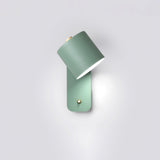 Modern Rotatable Cylinder Wall Lamp Adjustable Metal Sconce for Bedroom and Living Room