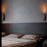 Modern Rotatable LED Flame Wall Sconce Nordic Acrylic Wall Lamp for Living Room Bedroom